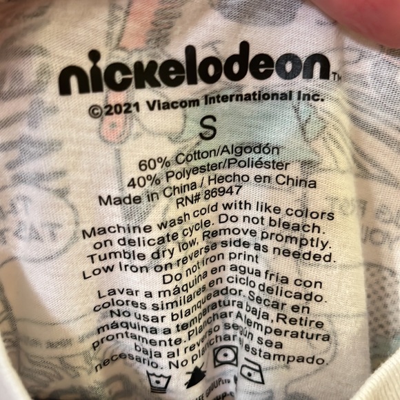 Nickelodeon All Over Rugrats Comic Book Cast Men's T-Shirt Size Small - Picture 3 of 3